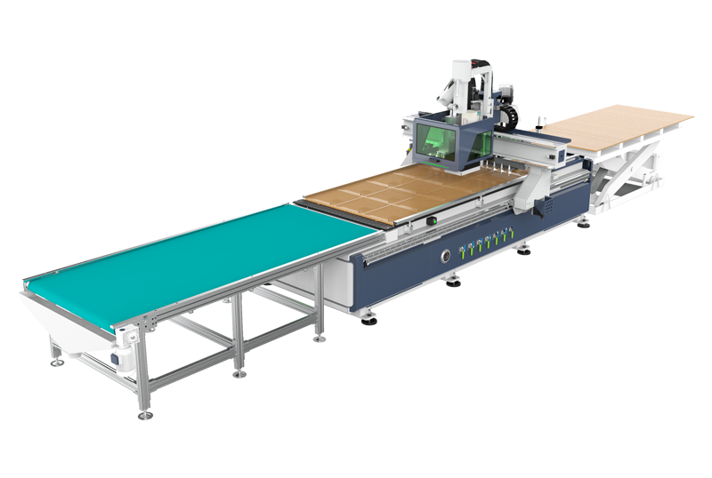 LR-AF Auto Feeding CNC Furniture Machine Production Line