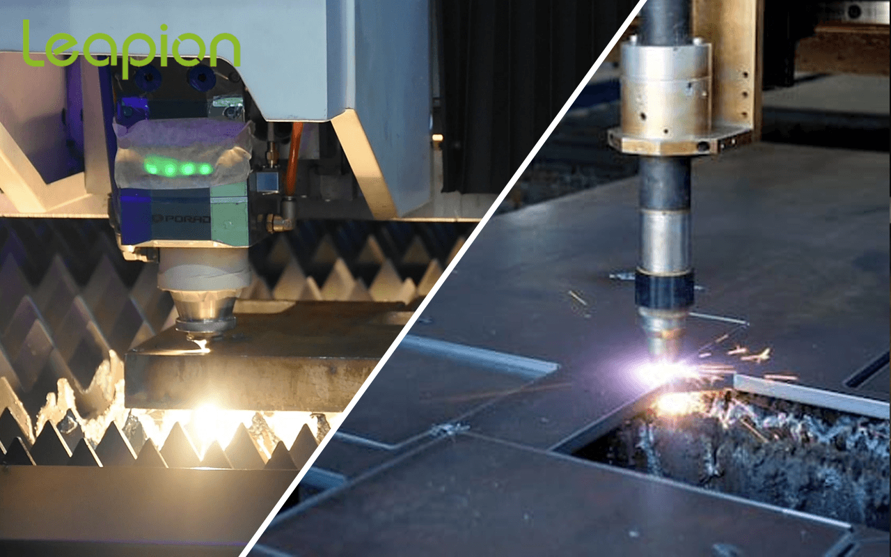 What are the focal positions in the laser cutting process?