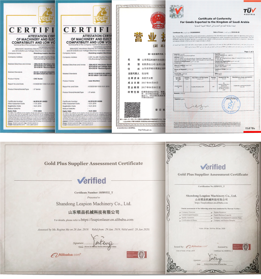 LEAPION Certifications