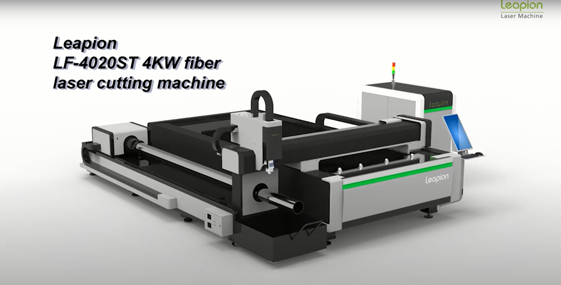 Working video of Leapion 4020 fiber laser cutting machine