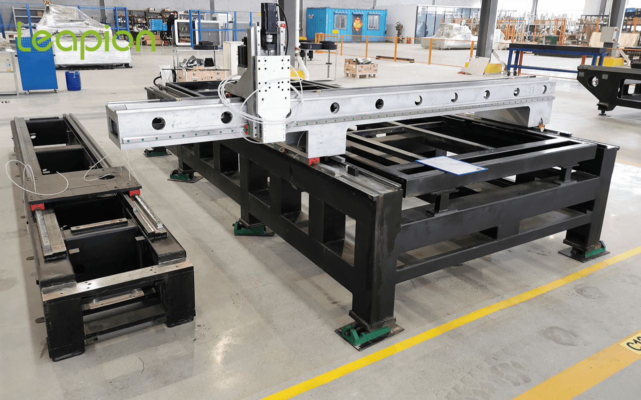 Application of steel plate welding bed structure in laser cutting machine